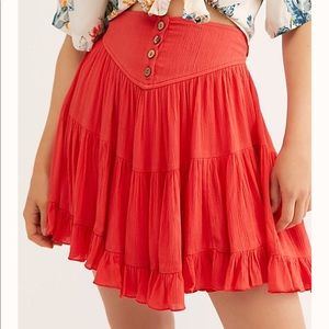 Black Free People Skirt